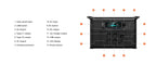 2400W 1800W 500W Portable Power Station 1024wh 345wh Lifepo4 Battery Powerful Power Bank Solar Generator Emergency Power Supply