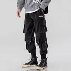 Trendy Streetwear Quick Dry Ice Silk Pants Men Classic Cargo Pants Man Summer Thin New Style Straight Leg Versatile Casual Pants
