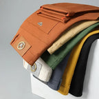 Seven-Color Stretch 97% Cotton and 3% Spandex Jeans Men Trendy Wild Simple High-End Slim-Fitting Small Straight Casual Trousers