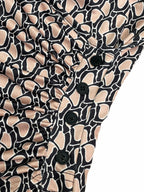 Womens V Neck Sleeveless Bodycon Dress Floral Print High Waist Ruffled Summer Dress Lightweight Sexy Vacation Outfit