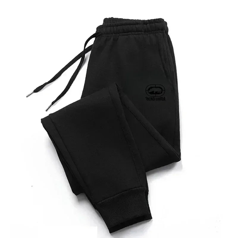 2025 Men's Printed Jogging Pants Casual Sports Running Fitness Training Elastic Waistband Breathable Lightweight Activewear