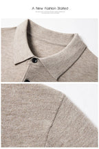 Men's 100% Mink Cashmere Large Size Sweaters Autumn Winter Solid POLO-neck Casual Knit Pullovers Long Sleeve Warm Jumper to