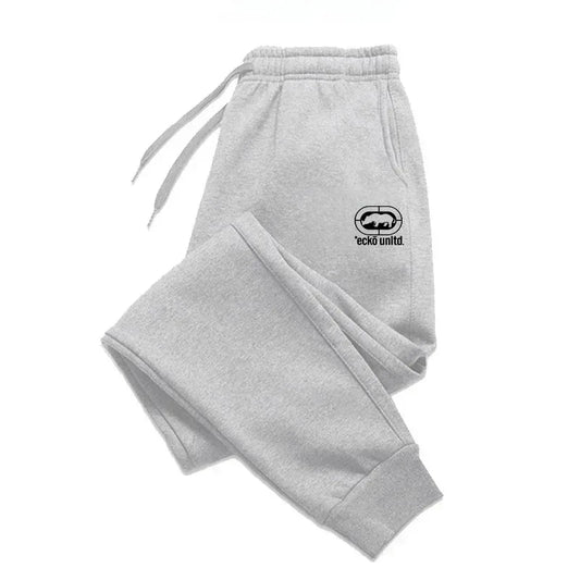 2025 Men's Printed Jogging Pants Casual Sports Running Fitness Training Elastic Waistband Breathable Lightweight Activewear