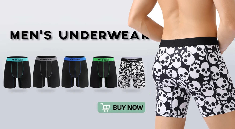 4pcs/pack Boxer Briefs Men's Panties Letter Man Underwear Solid Color Cotton Men Underpants Sexy Undrewear Shorts BONITOS Brand