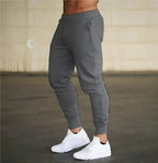 New Autumn Men's Sport Pants Casual Knitted Trousers With Zipper Pockets Solid Color Jogger pants Male pantalon chandal hombre