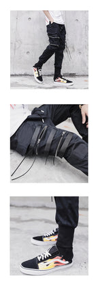 Mens Techwear Sweatpants Y2K Streetwear Jogging Pants Men Hip Hop Street Dance Casual Trousers Vintage Cargo Pant Pantalon Homme