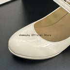 Thin High Heel Women Mary Jane Shoes Concise Shallow Belt Buckle Shoes Spring Autumn Ladies Elegant Wedding Dancing Pumps