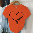 Unisex Fashion Clothing Jesus T Shirts Faith T Shirts God T Shirts Christian Shirts Gifts for Christians Women's Shirt