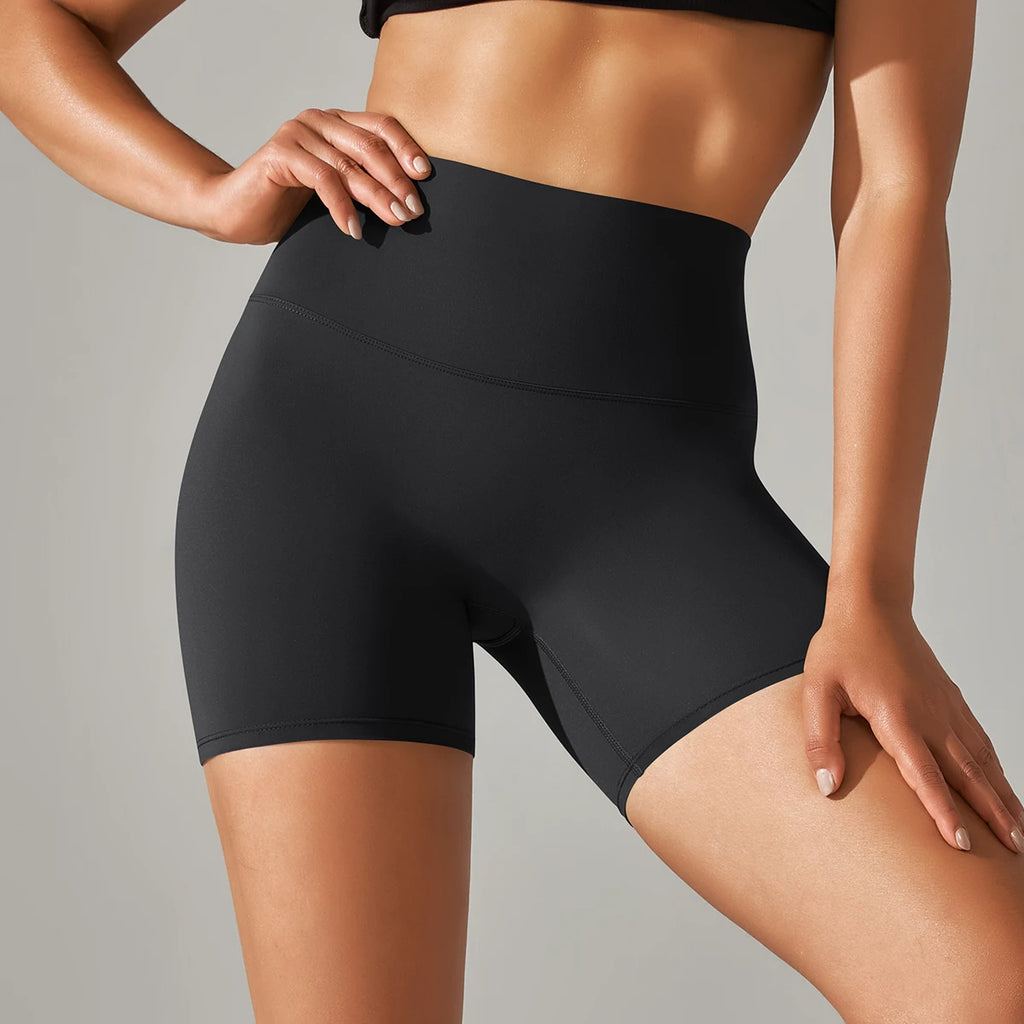 Seamless Yoga Shorts Women Fitness Shorts Running Cycling Shorts Breathable Sports Leggings High Waist Workout Gym Shorts