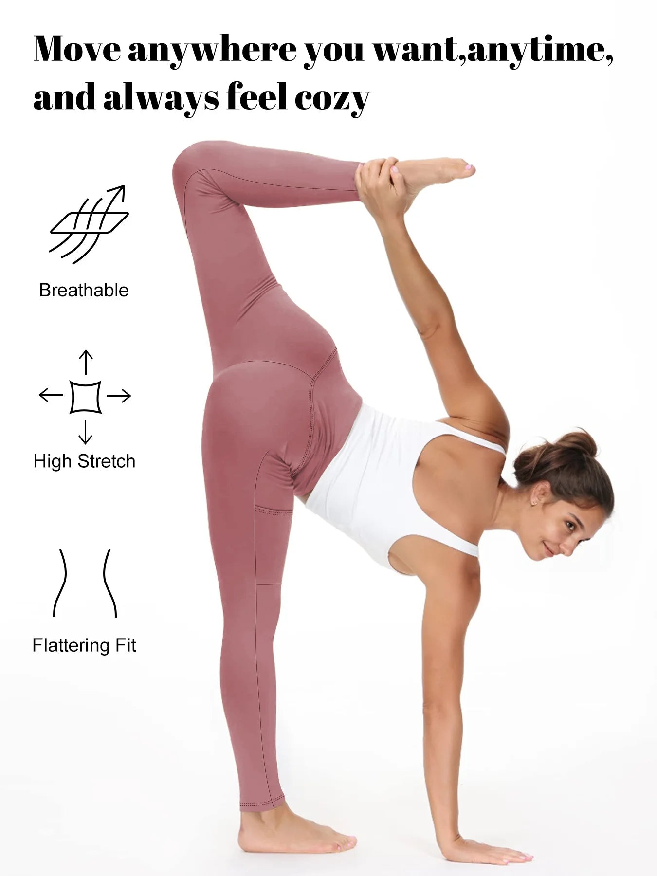 High Waist Plush Leggings Warm Leopard Print Yoga Pants Milk Silk Bare-Feel Leggings for Spring/Autumn
