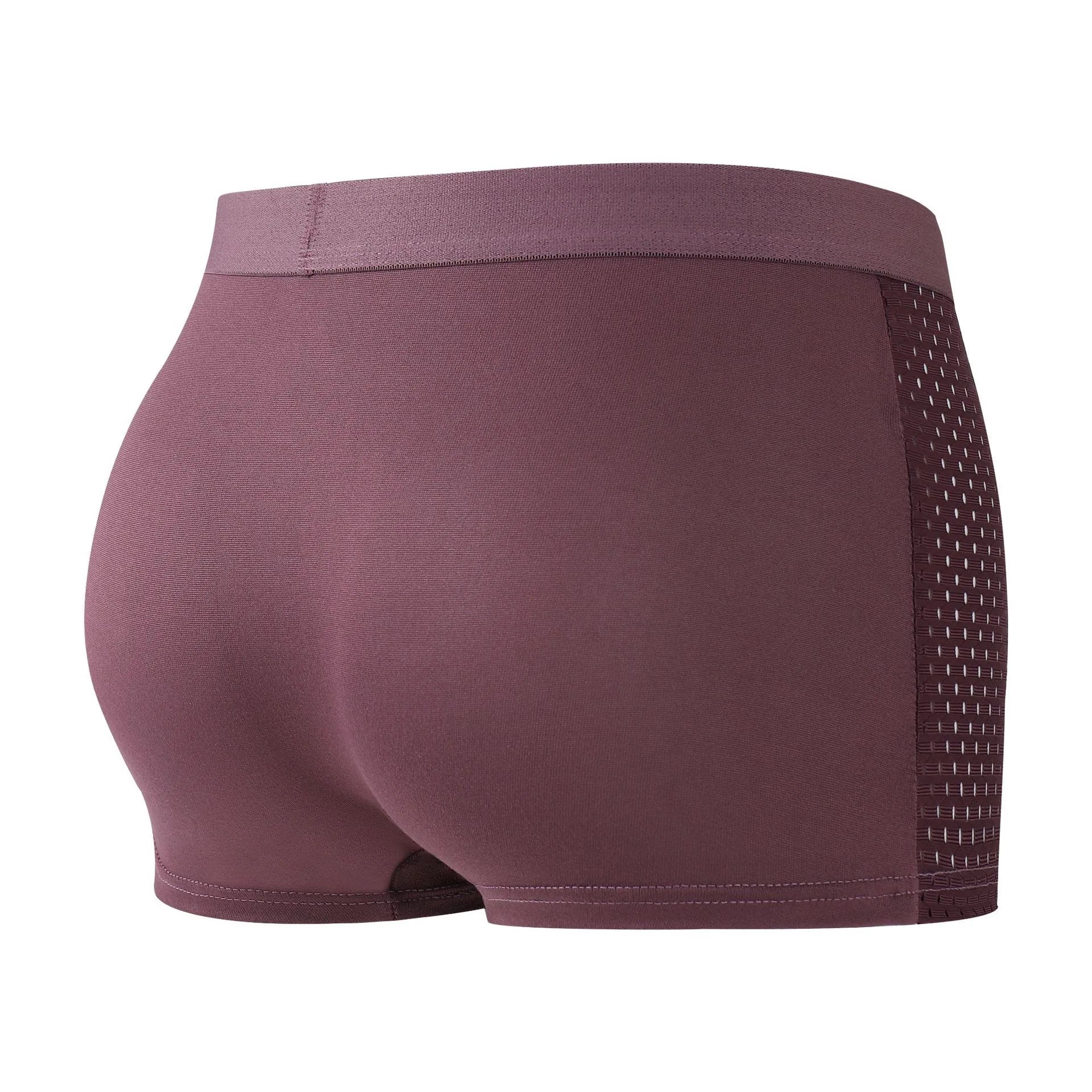 4PcsLot Men's Ice Silk Pantie Underpant Shorts Breathable Underwear Men's Panties Antibacterial Ultrathin Shorts Plus Size L-5XL