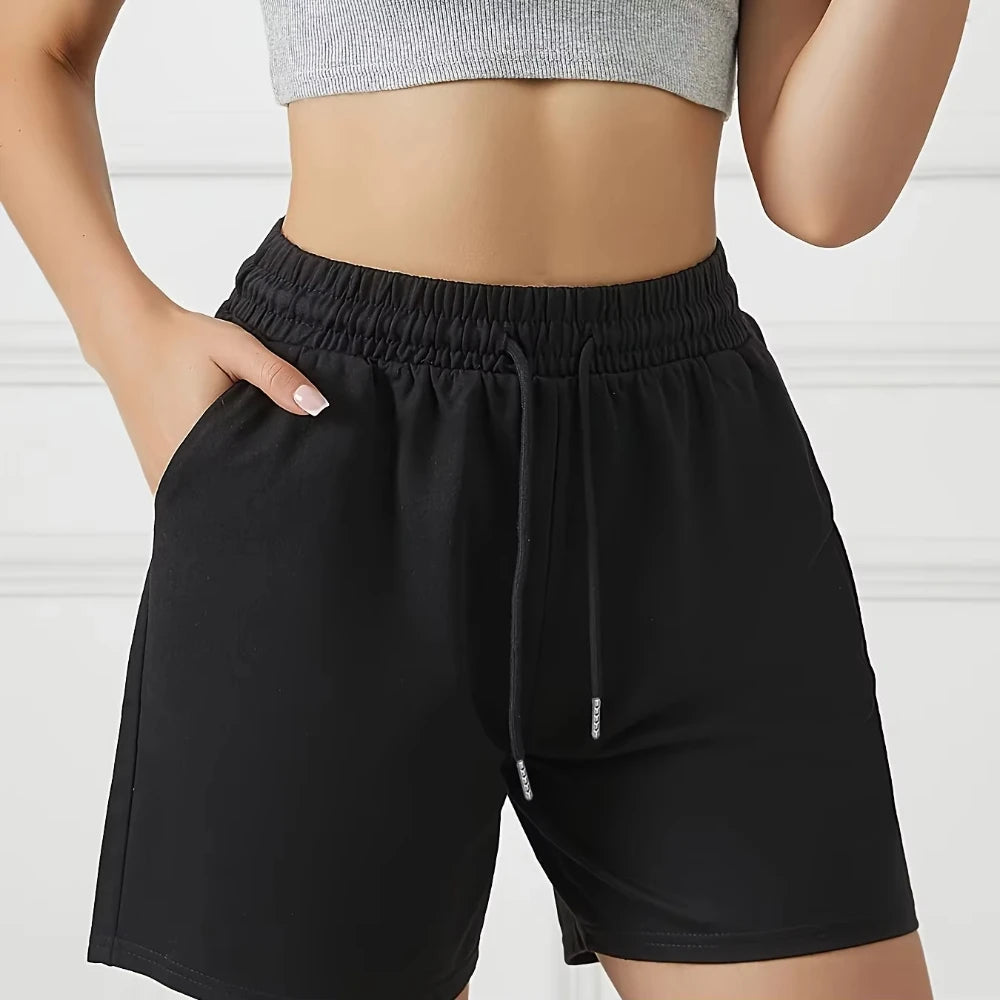 Summer Women's Loose Sports Shorts, Outdoor Sportswear, Street Fashion, Versatile, Breathable, Thin Daily Shorts