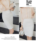 Ladies Casual Simplicity Elegant Trend New Style Summer High Waisted Hip Hugging Skirt Black Short Skirt Fashion Trend