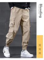 New Winter Lambswool Outdoor Waterproof Cargo Pants Men Warm Casual Pants Men Sportswear Winter Sports Outwear Sweatpants