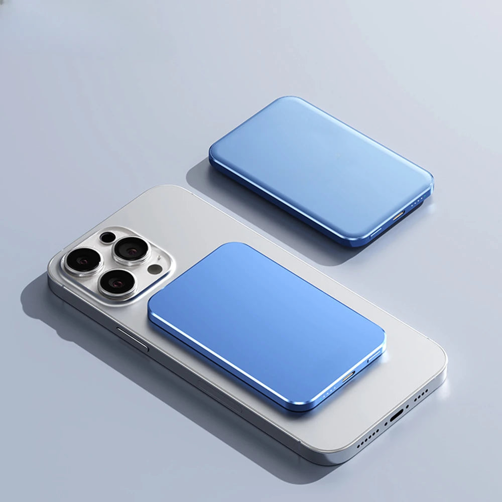 Portable Mini Powerbank Magnetic Wireless Power Bank 5000mAh PD20W Spare Battery Charger for MagSafe IPhone Samsung Xiaomi