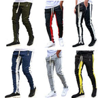 New Men's Casual Fashion Pants Sportswear Skinny Male Trousers Gyms Tracksuits Bottoms Hip Hop Streetwear Joggers Sweatpants