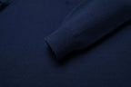 Men's 100% Mink Cashmere Large Size Sweaters Autumn Winter Solid POLO-neck Casual Knit Pullovers Long Sleeve Warm Jumper to