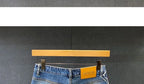2025 Summer New Fashion Trend Printed Ripped Straight Stretch Jeans Men's Casual Loose Sports High Quality Denim Shorts 28-36