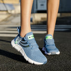 Men Casual Sport Shoes Breathable Lightweight Sneakers Outdoor Mesh Black Running Shoes Athletic Jogging Tenis Walking Shoes
