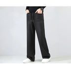 Semir Men Pants Denim American Vintage Loose Straight Leg Trendy Fashion Comfort Commute 2026 Summer Casual Style Top