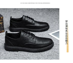 British Style Men Casual Shoes Quality Comfortable Men Leather Shoes Soft Wear-resistant Male Social Dress Shoe Chaussure Hommes