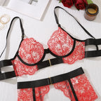 Tornova 2-piece Sexy Lingerie Set G-string Transparent Underwear Lolita Romantic Lingeries Set Sexy Bra Panties Sets Lingerie