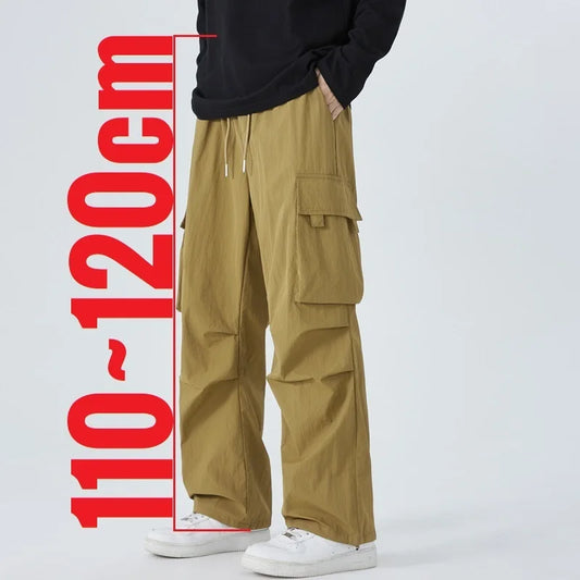 200cm Tall Men's Cargo Pants Extra Long Straight Trousers Male Length 115 120 118 Cm Chinese Clothes 190cm 192cm 195cm 2m 120cm