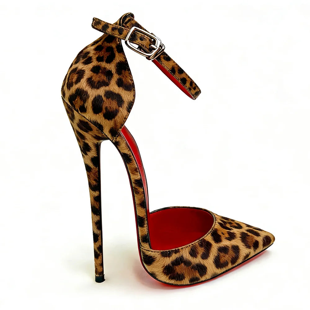 NEW 16cm Ultra High Heel Pumps Ankle Strap Pointed Toe Sexy Unisex Party Shoes for Catwalk/runway Photoshoot Drag Queen Events