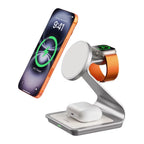 Bonola Magnetic 3 in 1 Wireless Charger for iPhone 17/16/15/13/14/12 30W Wireless Charging Station for Apple Watch/AirPods Pro