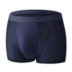 4PcsLot Men's Ice Silk Pantie Underpant Shorts Breathable Underwear Men's Panties Antibacterial Ultrathin Shorts Plus Size L-5XL