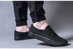 Spring Autumn Mens Shoes Casual Canvas Shoes Men Fashion Loafers Oxfords Sneakers Men Casual Breathable Slip-on Low-cut Non-slip
