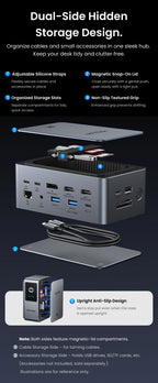 Vention Smart Screen 13 in 1 8K@30Hz USB C MST Docking Station Hub Triple Monito USB 3.2 10Gbps for MacBook Pro Windows Laptop