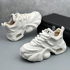 Plus Size Men'S 2026 New Dad Sneakers Thick Platform Sole Fashion Versatile Casual Athletic Shoes Trendy Comfortable Daily Shoes