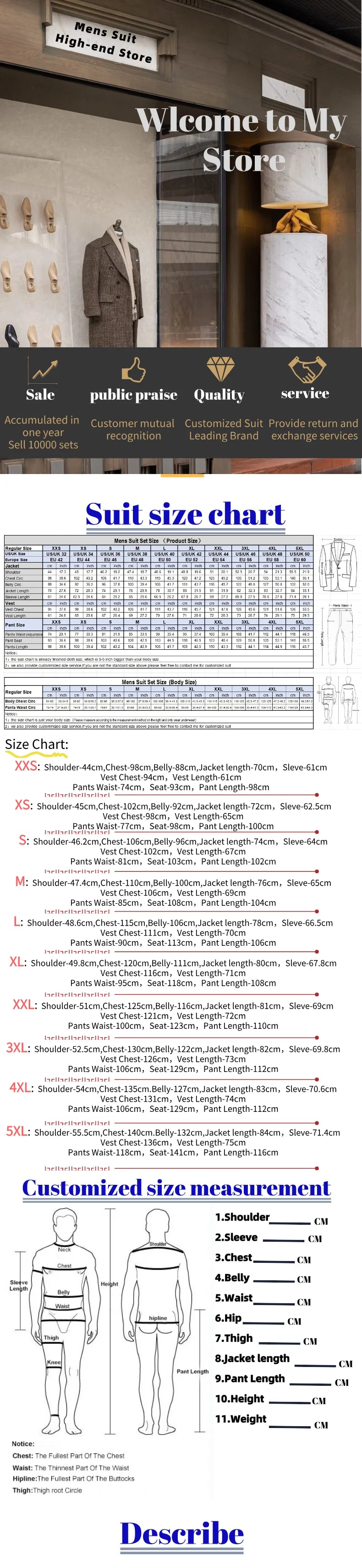 BYLUNTA Mens Suit 2 Piece Slim Fit Stripe Suits Tuxedo Blazer Jackets Pants Set Summer Beach Wedding Outfit for Mennt)