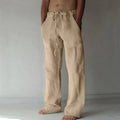 ropa hombre baggy pants Men's Cotton Linen Casual Pants Breathable Trousers Fitness Streetwear Clothing Jogging Autumn Summer