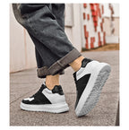 Men Genuine Leather Height Increasing Elevator Shoes Men non-slip BreathableElevator shoes Man Sneakers Comfortable Casual Shoes