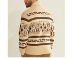 Winter Men's Cardigan Sweaters Fashion Male Knitted Sweater Thermal Warm Coats Casual Man Cashmer Lapel Knitted Jackets Clothing