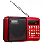 Multifunctional Portable Radio Hand Crank Solar Power FM AM WB NOAA Weather Radio Emergency LED Flashlight Flashlight Power Bank
