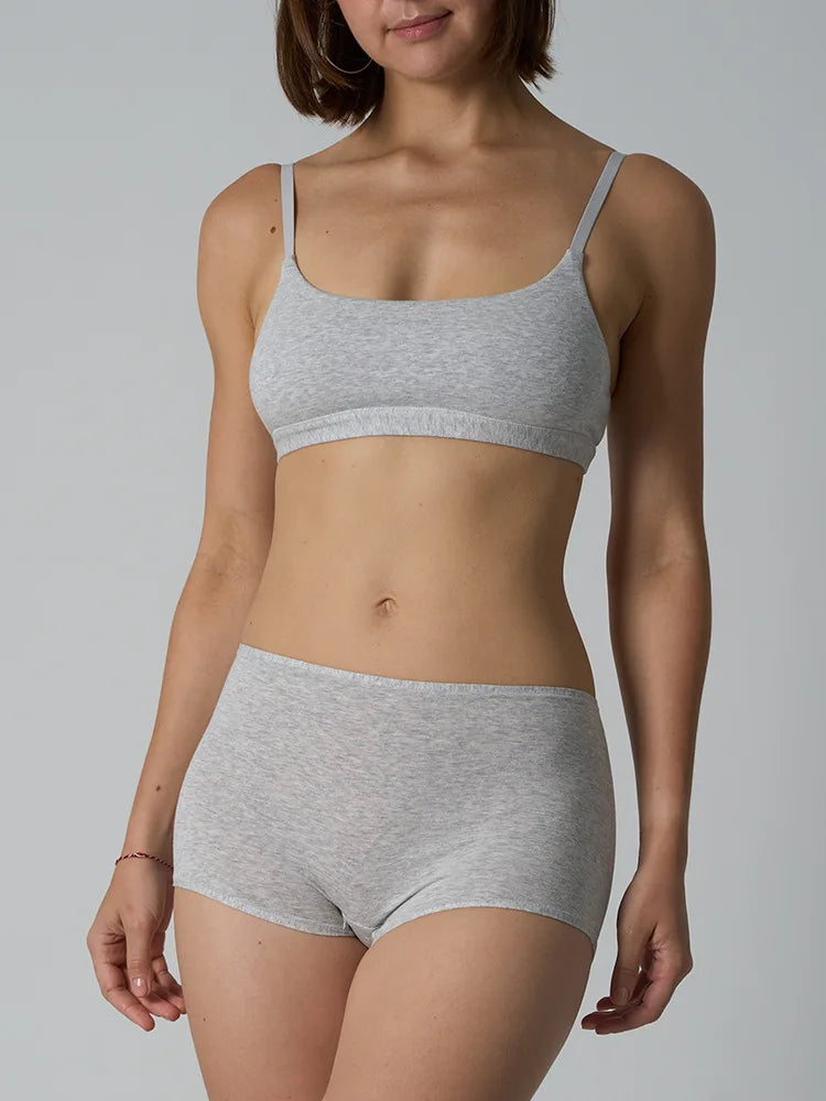 Cotton Bralette Seamless Breathable Underwears Lingerie Sets for Women's Fitness Sports Bras Panties Ladies No Bra Pad Intimate