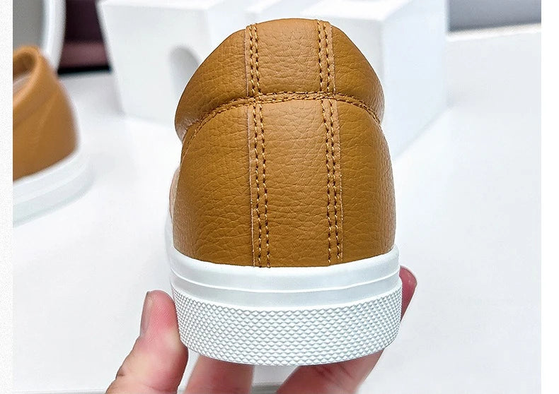 Men's Casual Shoes Grey Brown Flat Bottomed Casual Board Shoes Mens Loafers Man Shoes Casual Sneakers Men