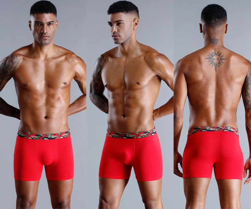 5pcs Boxer Shorts Men Sexy Underwear for Men Cotton Boxers for Man Men's Panties Custom Underpants Male Calecon