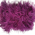 True ostrich feather Multicolor Mini Skirt Elastic Waist  Sexy Clothing Club Party Dance Rave Short Skirt Note select 3 colors