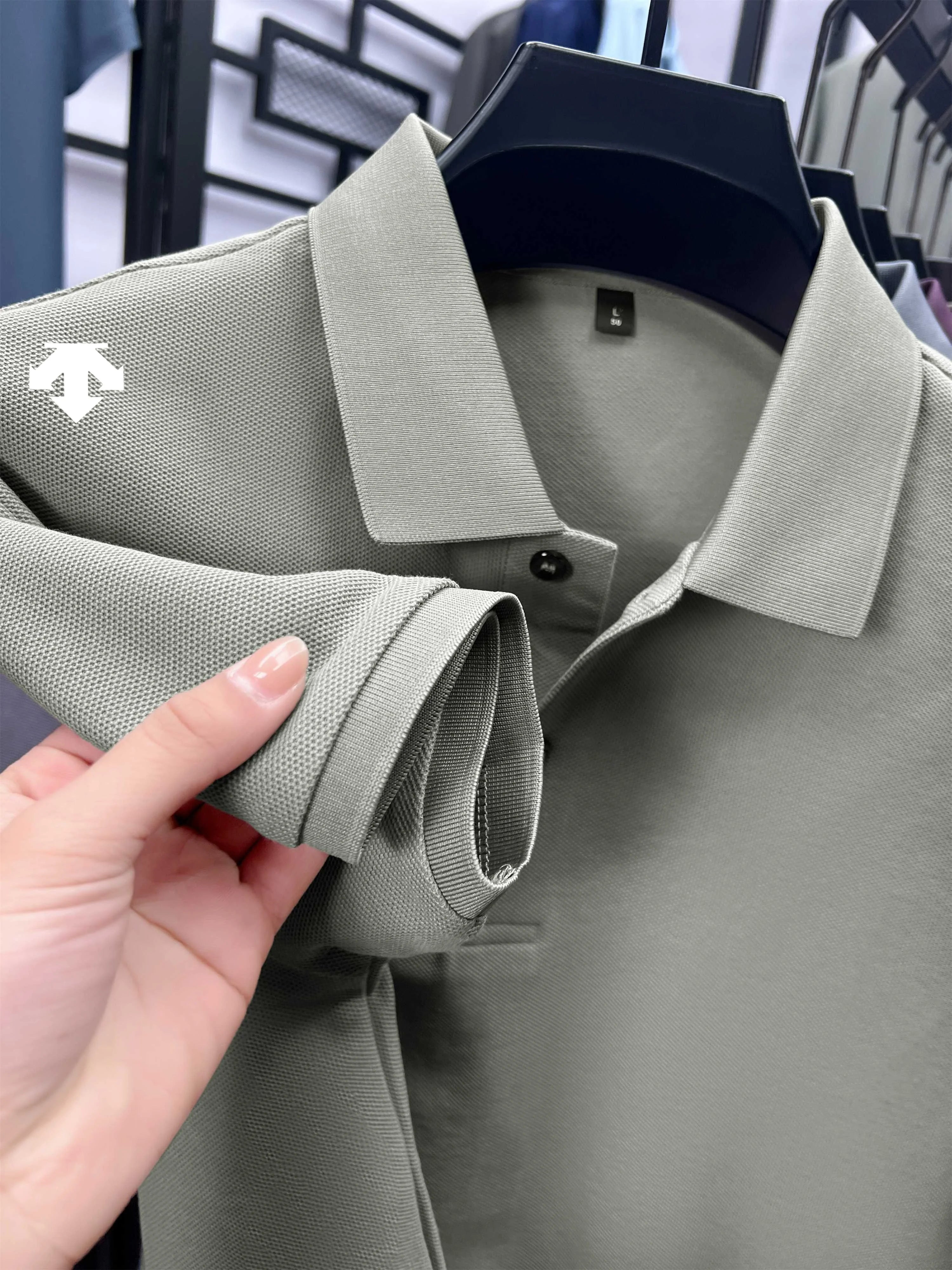 Mercerized Cotton100% Men's Summer Luxury Brand Short Sleeves Polo Shirt 25 Colors Choose From T-Shirt Business Leisure Men Top