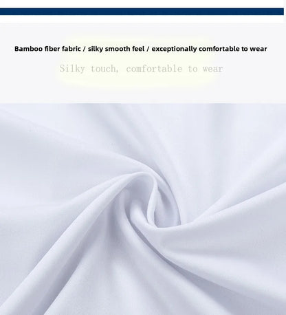 Men's Empire Neck French Cufflink Shirt Slim Fit Business Dress Assorted Cufflinks Lead Needle Large Tip Neck Men's White Shirt