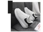 Men's breathable lightweight white shoes spring summer soft-sole comfort walking casual shoes fashion student sports baord shoes