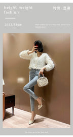 French Bride Gold Wedding Shoes spring women Thin Heel Pointed Shallow Mouth Flower Rhinodrill High Heels  Fashion Sandals