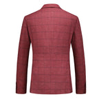 Men's Business Casual Three-Piece Set 2024 Fashion Bridegroom Dress Suit Vest Trousers High Quality