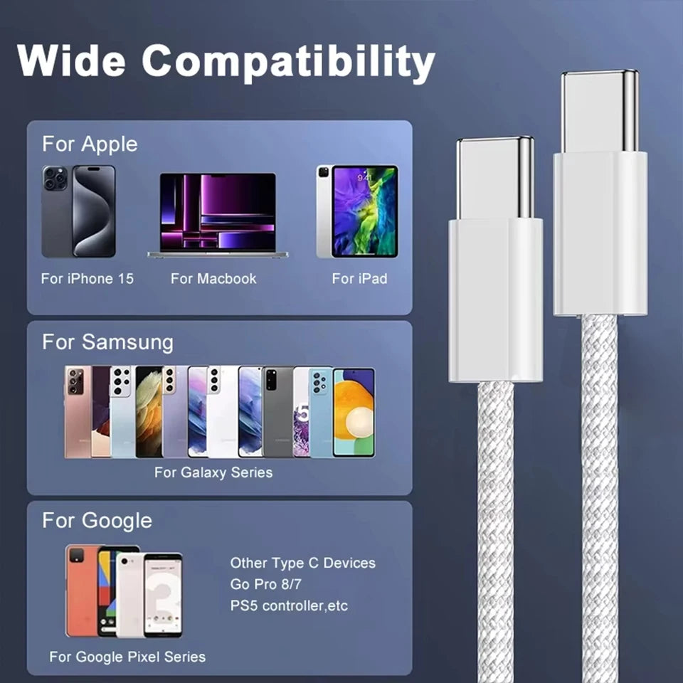 PD 30W Fast Charger Power Adapter For iPhone 17 Pro Max USB Type C To C Fast Charging Cable For iPhone Air 16e 15 Quick Charging