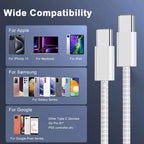 PD 30W Fast Charger Power Adapter For iPhone 17 Pro Max USB Type C To C Fast Charging Cable For iPhone Air 16e 15 Quick Charging