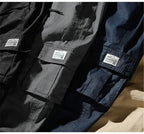 Camouflage Cargo Pants Men Cotton Streetwear Korean Hip Hop Joggers 7XL Loose Fit Casual Trousers Multi-Pockets Elastic Waist